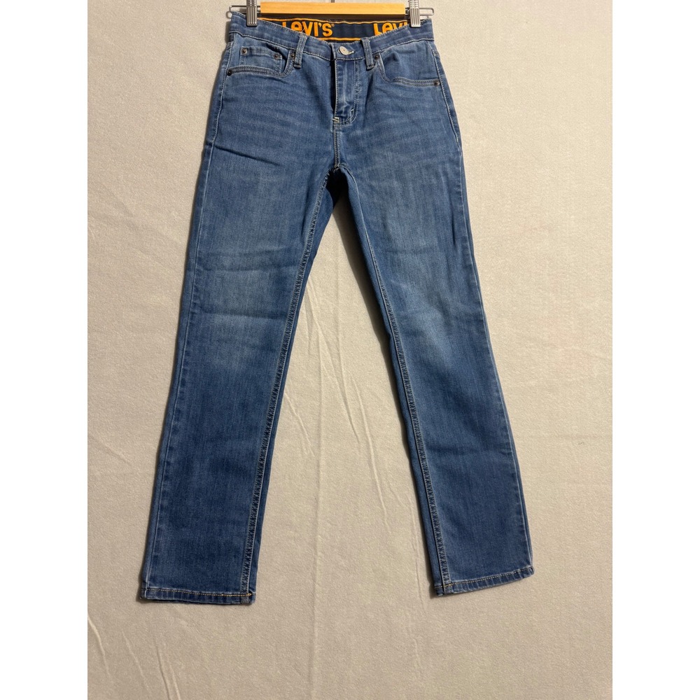Levis 510 Skinny Jeans Boys Size 14 Regular Medium Wash Denim Pants W27 L29